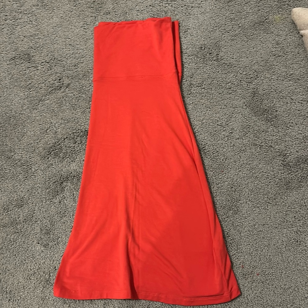 Orange/coral skirt